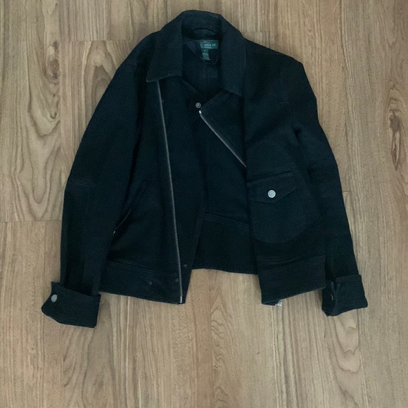 Denim Moto style jacket